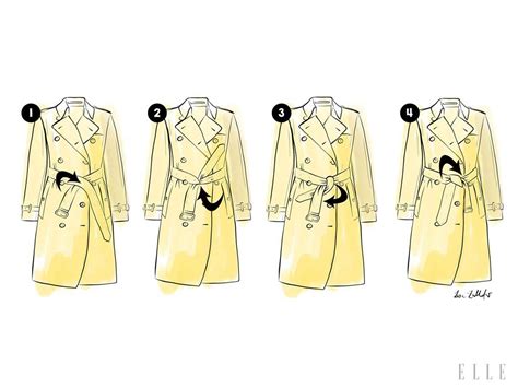 trenchcoat binden hinten